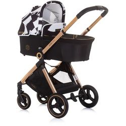 Chipolino Kinderwagen Elite 3 in 1 i-Size Babyschale Sportsitz Babywanne Tasche weiß