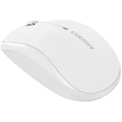 Cherry Kabellose Maus MW 2200 weiß weiß, 10x3.8x6 cm