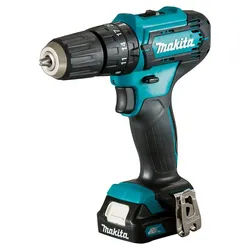 Makita Akku-Schlagbohrschrauber HP333DSAX1, max. 1700 U/min, mit 2 Akkus und Ladegerät, inkl. Aufbewahrungskoffer blau