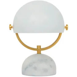 Xxxl Tischleuchte , Weiß , rund , 17.5x26x21 cm , Europäischer Sicherheitsstandard , Kippschalter, mit Schalter , Lampen & Leuchten, Innenbeleuchtung, Tischlampen, Tischlampen