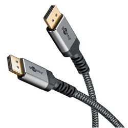 goobay DisplayPort-Kabel 8K - 2 m grau