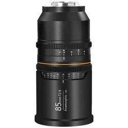 Great Joy 85mm T2.9 1.8x Anamorphic Lens E Mount Blue Lens Flare