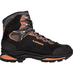 Camino Evo GTX Schmale Füße Wanderschuhe Trekkingschuhe Herren Schwarz/Orange-EU 43 1/2 - UK 9