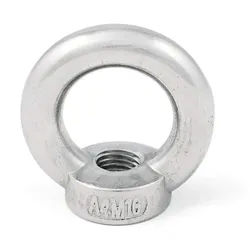 SO-TECH® Ringmutter Ringmutter M8 + M10 Edelstahl AISI 316 (V4A), (2-St)