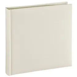 Hama Fotoalbum Jumbo-Album "Fine Art", 30x30 cm, 80 weiße Seiten Foto Album braun