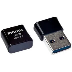 Philips USB 3.0 128GB Pico Edition Midnight USB-Stick schwarz