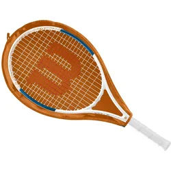 Wilson Kinder-Tennisschläger Roland Garros Elite Comp 26in (11-14 Jahre) weiss - besaitet