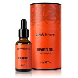 ZEW for Men Beard Oil with hemp oil Matt Bartöl