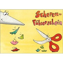 Der Scheren-Führerschein, Klassensatz Führerscheine - Johanna Roessler, Geheftet