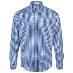 La chemise 100% coton GANT bleu