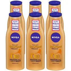 NIVEA Body Lotion Q10 straffend + bräunend 200 ml, 6er Pack