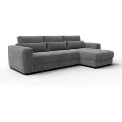 ECKSOFA OLI 4-Sitzer rechts, dunkelgrau