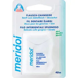 meridol FLAUSCH-ZAHNSEIDE gewachst mit frischem Mint-Aroma 40 m