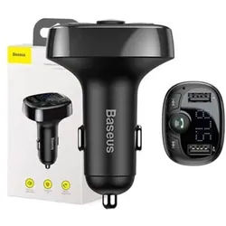 FM Transmitter T typed Bluetooth 2xUSB microSD (Black)