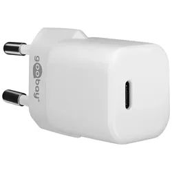 Goobay USB-CTM PD (Power Delivery) Schnellladegerät nano (30 W) weiß - geeignet für Geräte mit USB-CTM (Power Delivery) wie z. B. iPhone 12