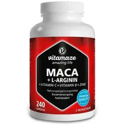 MACA 4:1 hochdosiert+L-Arginin Kapseln 240 St