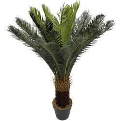 Xxxl Kunstpflanze Cycas 90 cm , Grün , Kunststoff , 90 cm , Dekoration, Blumen & Blumentöpfe, Kunstpflanzen