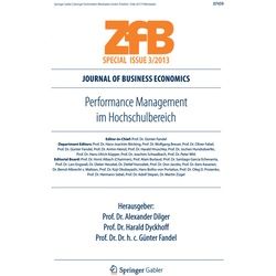 Zfb Special Issue / 3/2013 / Performance Management Im Hochschulbereich, Kartoniert (TB)