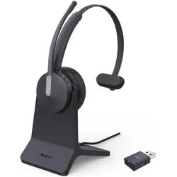 Yealink WH64 Hybrid Headset Mono Teams mit BHC70 Ladebasis