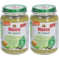 Holle Kartoffel, Erbse und Zucchini