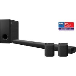 Yamaha TRUE X Surround 50A Dolby Atmos Heimkinosystem (290 W, Bluetooth, WLAN, Soundbar, Subwoofer & Surround-Speaker, Musikstreaming, Alexa, Airplay) grau