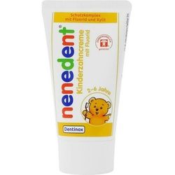 Nenedent Kinderzahncreme mit Fluorid Standtube