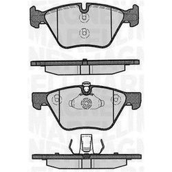 MAGNETI MARELLI Bremsbeläge Vorne Rechts Links für BMW 3 X1 Z4 1 5