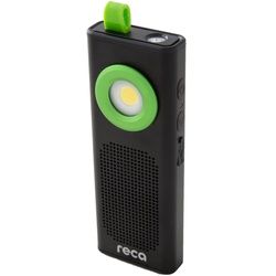 RECA Werkstattleuchte WL 500 3W COB LED und 1W TOP LED, Bluetooth Lautsprecher, inklusive Ladekabel Micro−USB