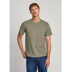 Pepe Jeans für Herren. PM509206 Connor T-shirt grün (S), Lässig, Baumwolle, Kurzarm