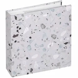 Walther Fotoalbum ME-298-3 Memo-Album Terrazzo stone grey 200 Fotos