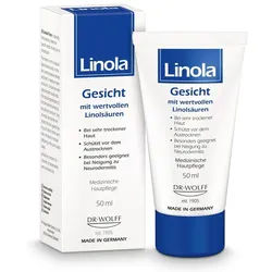 Linola Gesicht - Gesichtscreme für sehr trockene, juckende und gereizte Haut Creme 50 ml Unisex 50 ml Creme