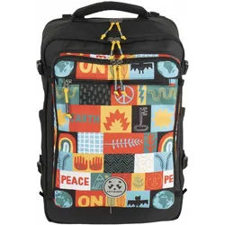 kattbjørn Flashlight Schulrucksack schwarz