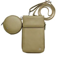 Golden Head Palma Handy-Umhängetasche RFID Protect oliv