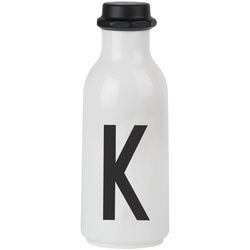 Design Letters - The Classic Collection Trinkflasche - K - weiß - 0,5 Liter