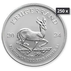 250 x 1 Unze Silber Krügerrand 2024 (differenzbesteuert)