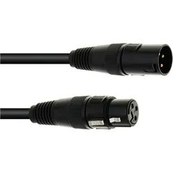 Eurolite DMX Kabel XLR 3pol 5m Schwarz