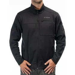 Klim Glacier Fleece Jacke, schwarz, Größe XL für Männer
