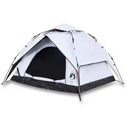 furnicato Faltzelt Campingzelt Kuppel 230x200x148 cm Weiß verdunkelnd, (1 tlg) weiß 200 cm x 230 cm x 148 cm