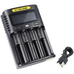 Nitecore UM4 USB-Ladegerät QC 2.0 kompatibel für Li-Ion Akkus