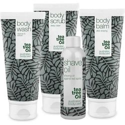 Australian Bodycare 4er–Paket gegen rote Rasierpickel Set 680 ml Unisex