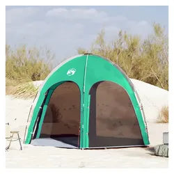 vidaXL Partyzelt, Poolzelt Meergrün 366 x 305 x 231 cm Polyester und Fiberglas
