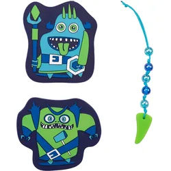 DerDieDas Schulzubehör Wechselbuttons 3er Set Neon Monster