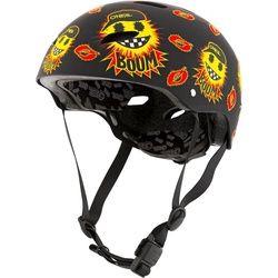 Oneal Dirt Lid Emoji Jugend Fahrradhelm, schwarz-rot-gelb, Größe L