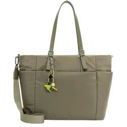 Shopper SURI FREY "Shopper SFY Sissy", Damen, Gr. B/H/T: 50cm x 32cm x 18cm 0, grün (khaki 910), Polyester, Taschen Shopper