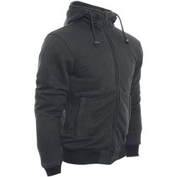 Bores Safety 3 Motorrad Kapuzenpullover, schwarz, Größe 3XL