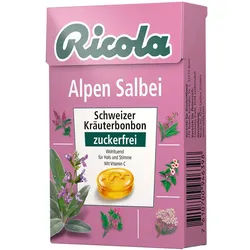 Ricola® Schweizer Kräuterbonbons Box Salbei ohne Zucker