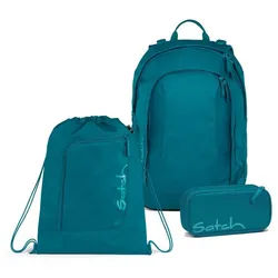 Satch Schulrucksack Air (3tlg., inkl. Schlamperbox und Sportbeutel)