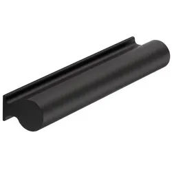SO-TECH® Möbelgriff Griffleiste HELSING, Aluminium, Lochabstand 96 - 320 mm, Lochabstand 288 mm schwarz eloxiert - inkl. Schrauben schwarz Bohrlochabstand: 288 mm | 1.53 cm x 30.2 cm