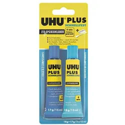 UHU 2-Komponentenkleber »Plus schnellfest«