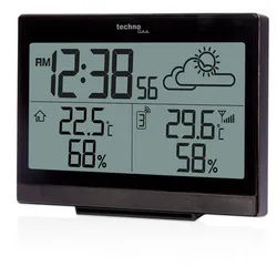 technoline WS 9252 - Wetterstation - schwarz Funkwetterstation schwarz